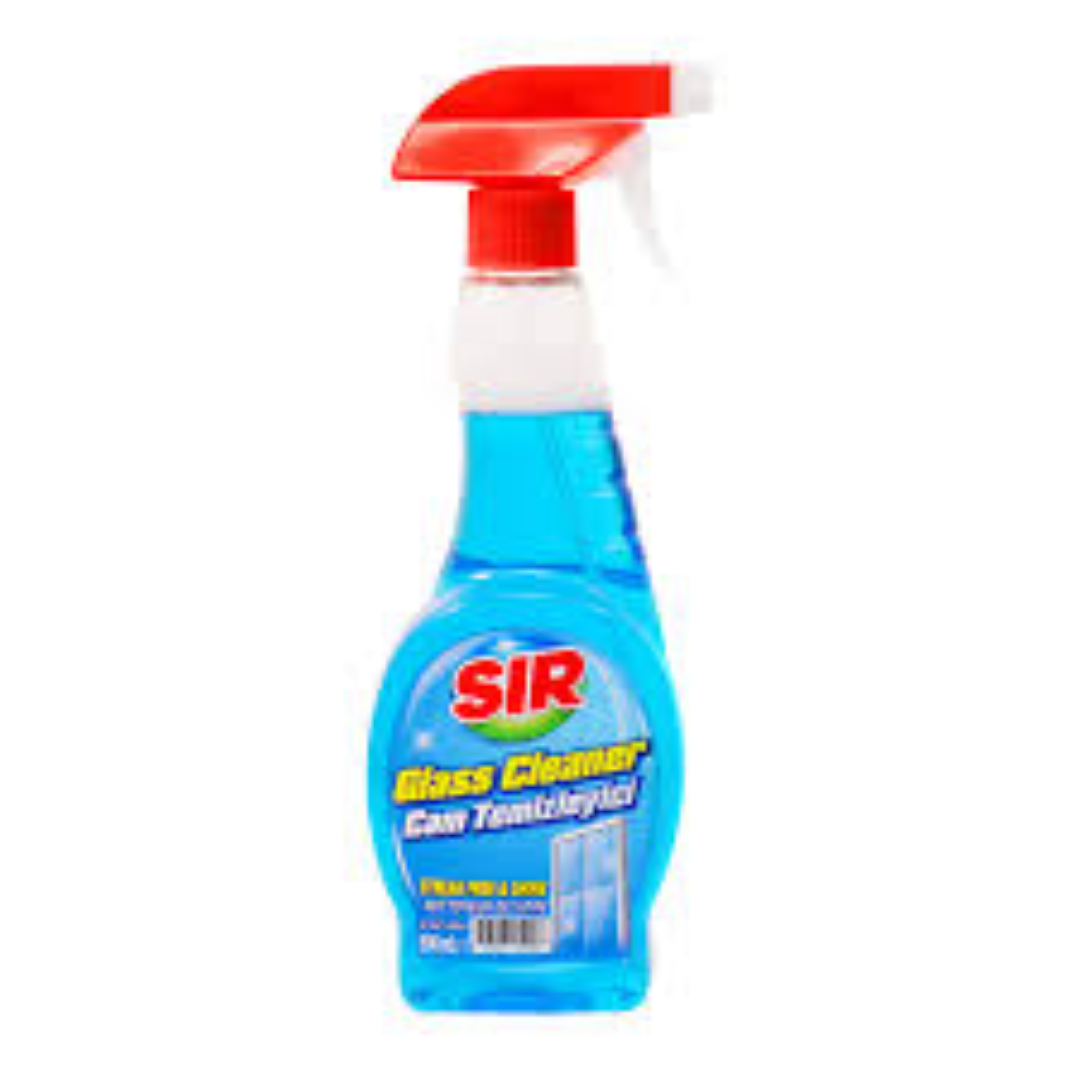 SIR GLASS CLEANER 500ML BLUE SPRAY 
